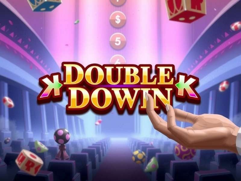 DoubleDown Casino free games interface showing slots and chips
