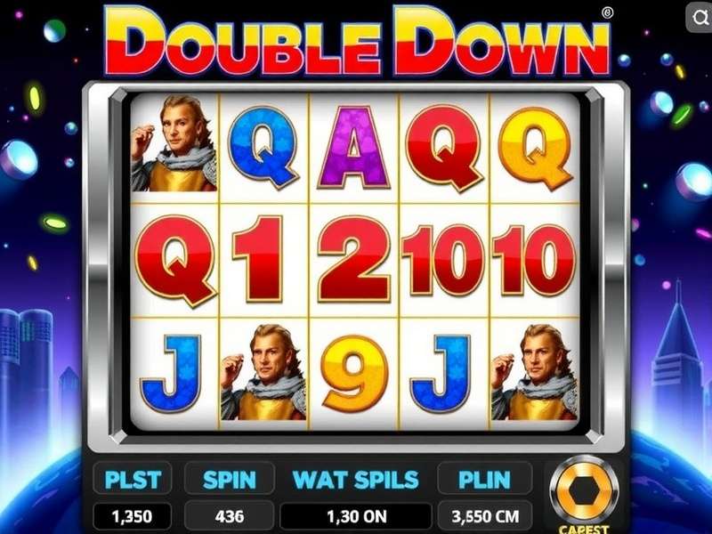 Double Down Open Slots banner showing casino reels and gold coins